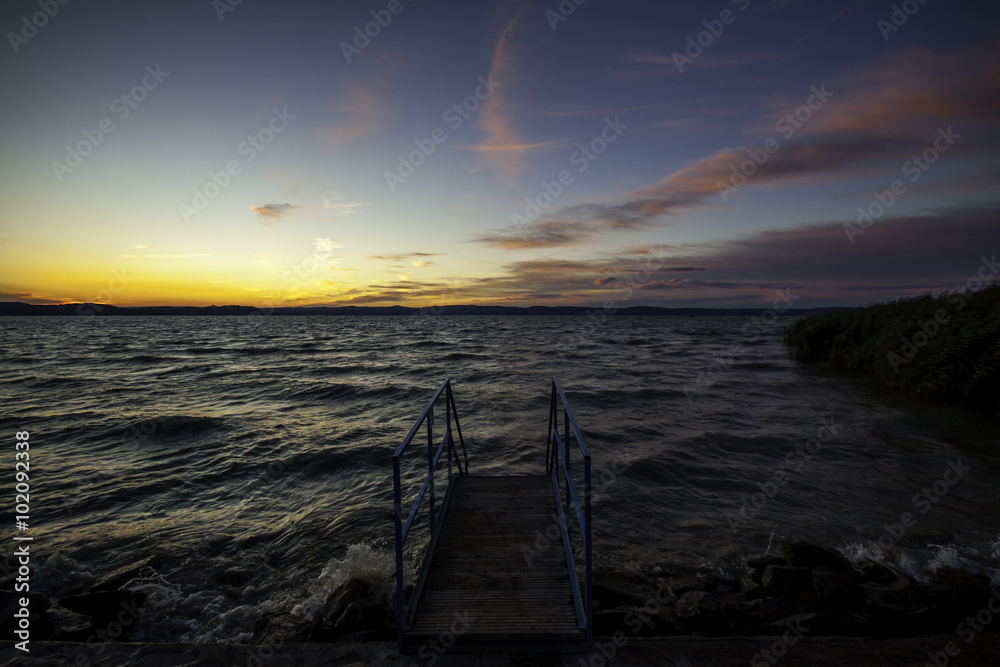 Obraz premium Balaton sunset