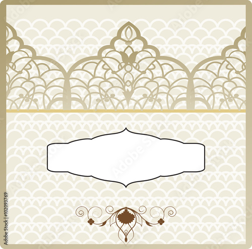 ottoman pattern invitation