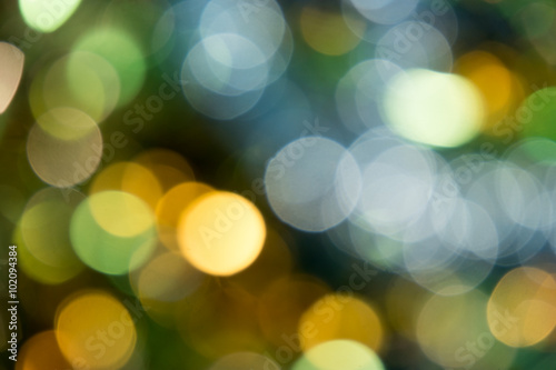 Holiday party defocused lights.