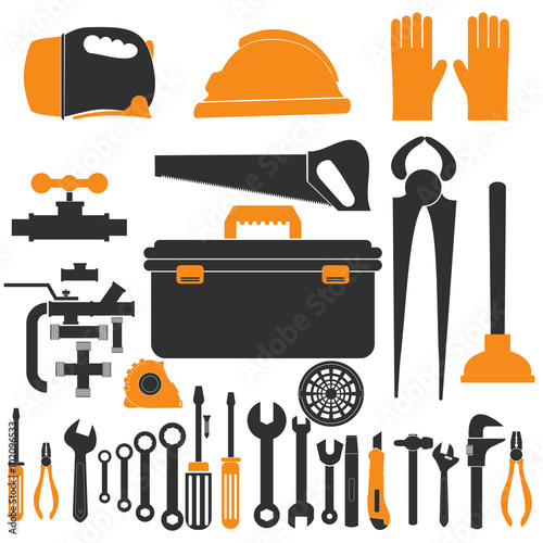 plumbing equipment set