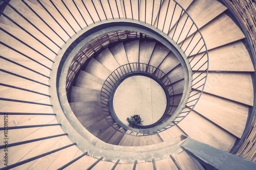 Spiral circle Staircase