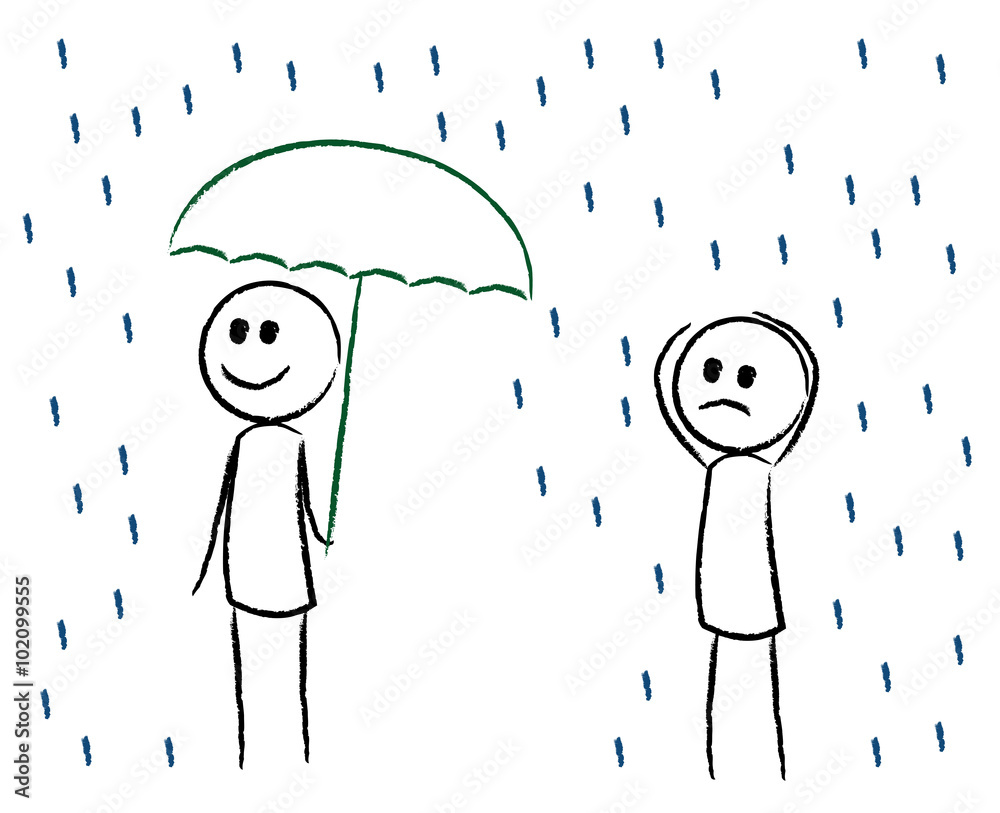 Wir lassen Sie nicht im Regen stehen Adobe Stock