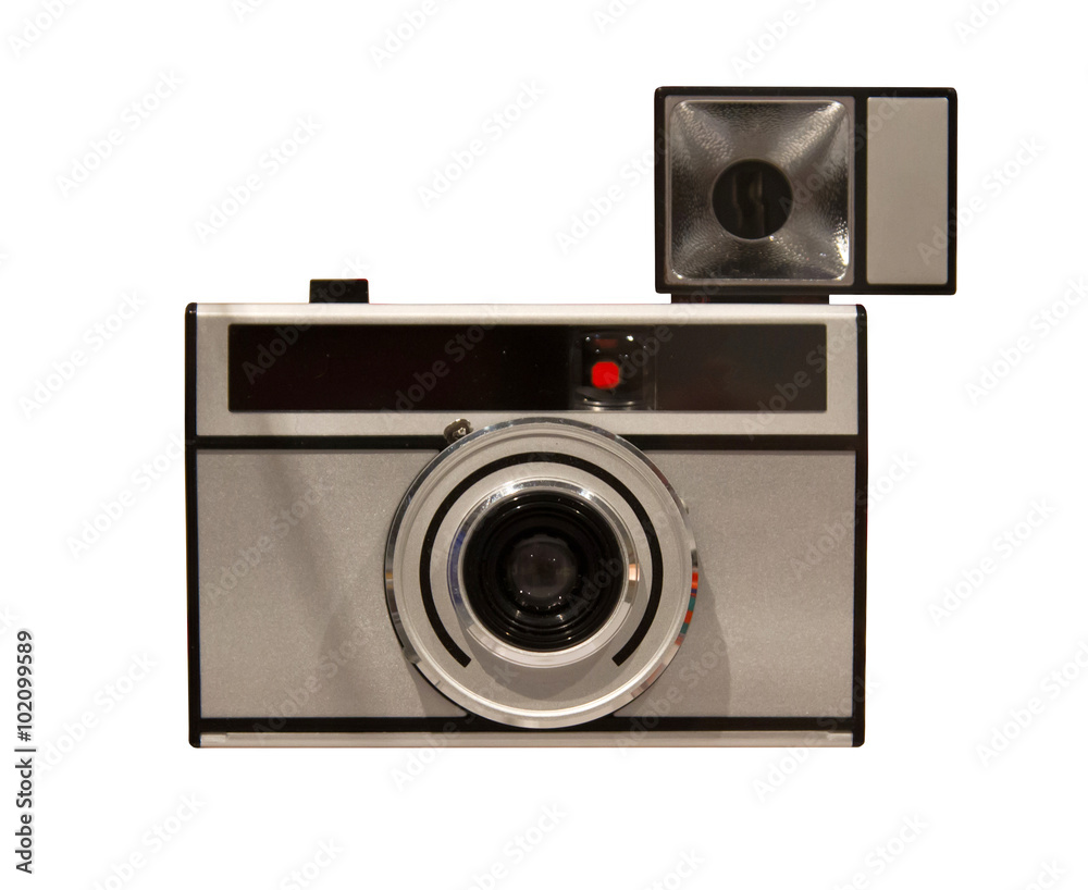 Old camera, isolated