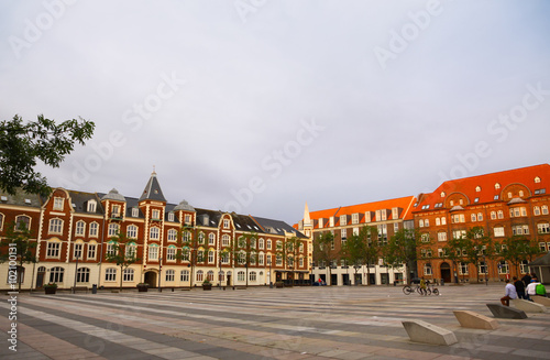 Market Square (Axeltorv) in Fredericia, Denmark