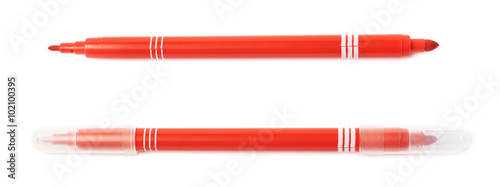 Felt-tip pen marker isolated