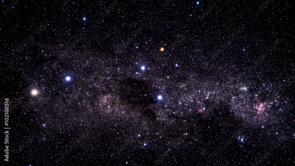 Stars, milky way. Elements of this image furnished by NASA