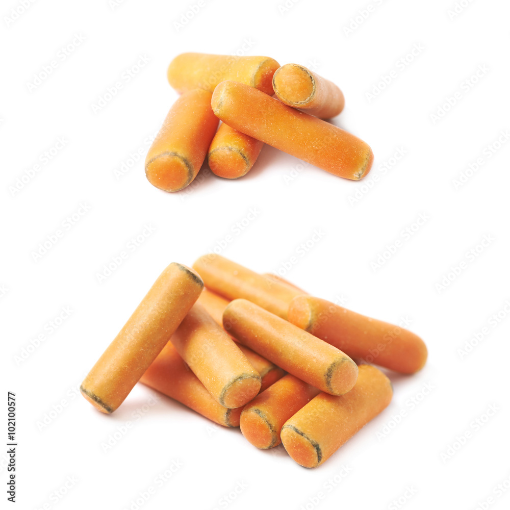 Orange glaze licorice stick candy Orange glaze licorice stick candy