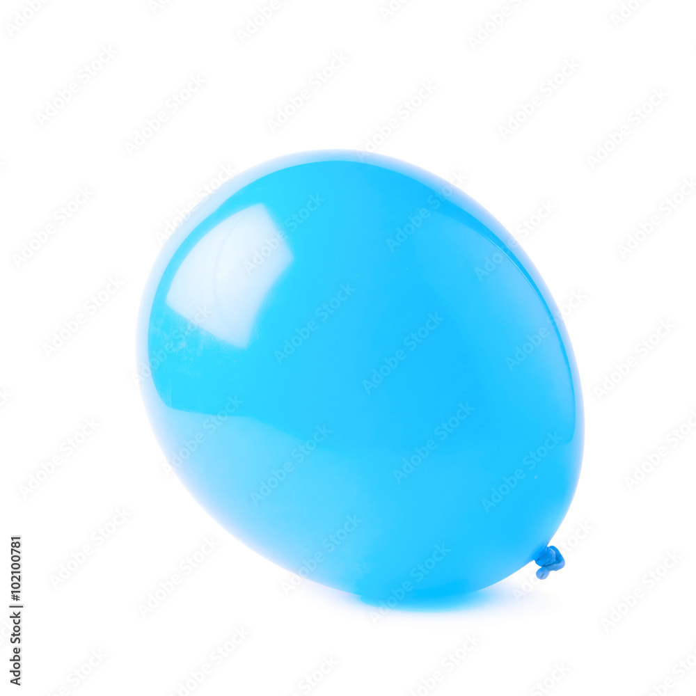 Inflated air balloon isolated