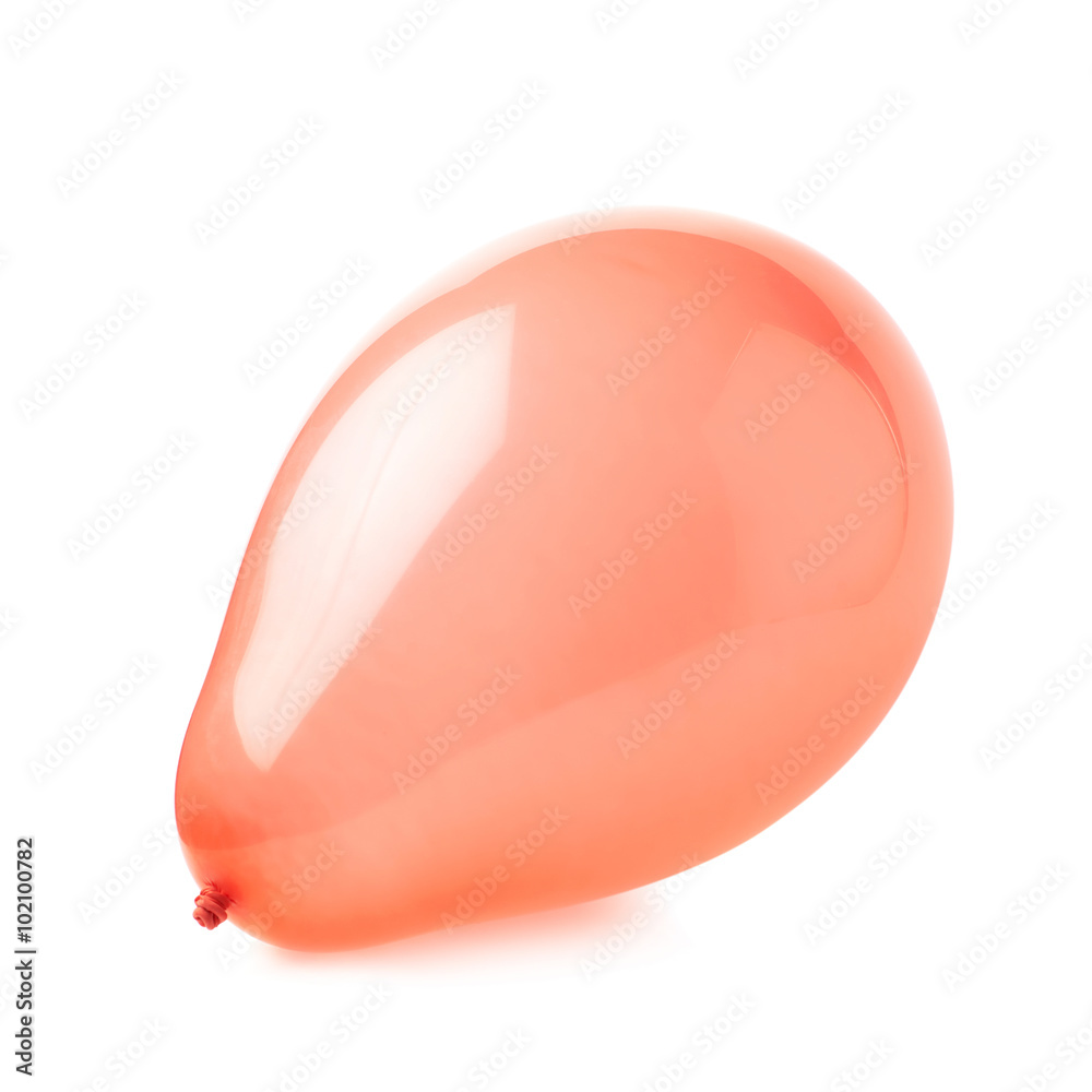 Inflated air balloon isolated Inflated air balloon isolated