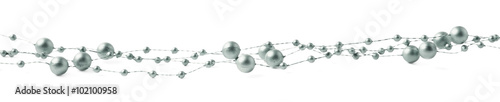 Line of beads garland threa...