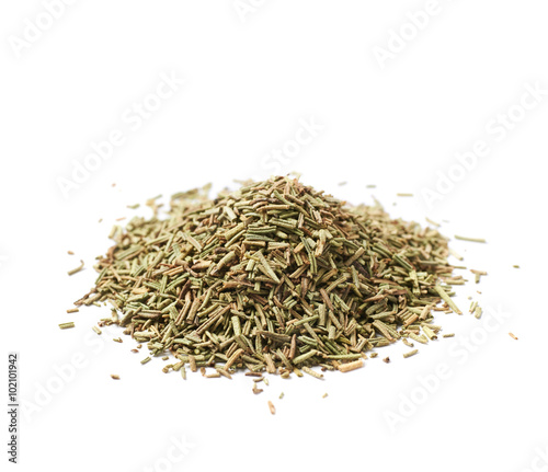 Pile of dried rosmarinus seasoning