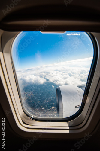 飛行機からの眺め