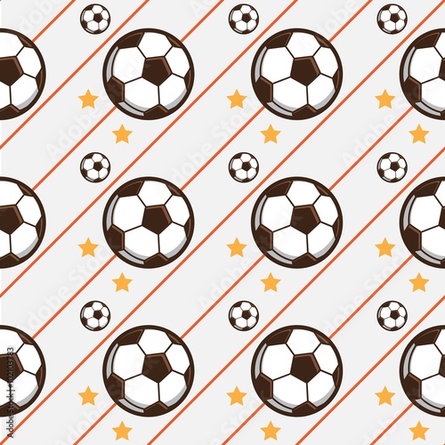 football seamless pattern