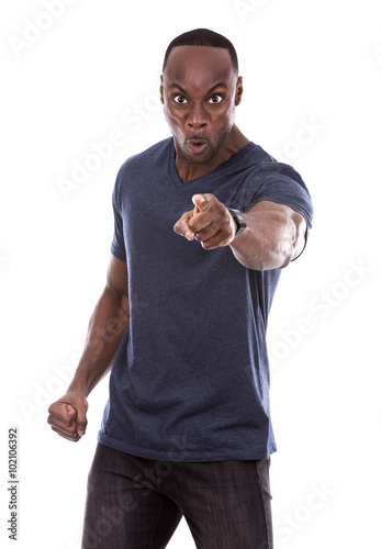 angry black man