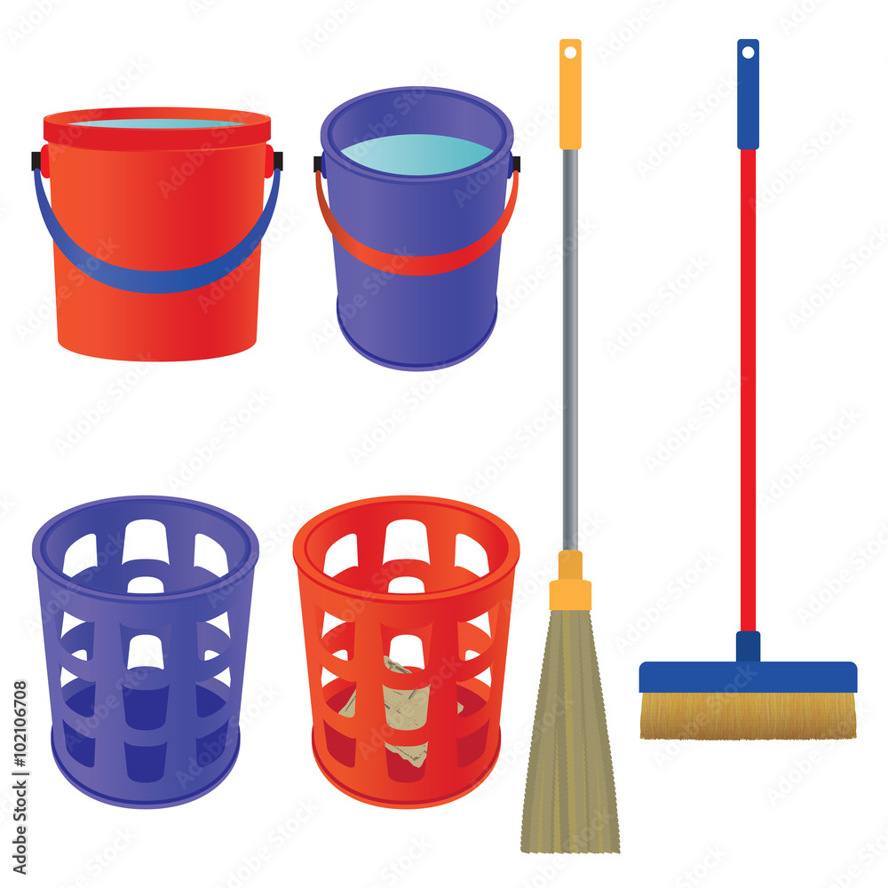 Fototapeta premium Tools for cleaning.
