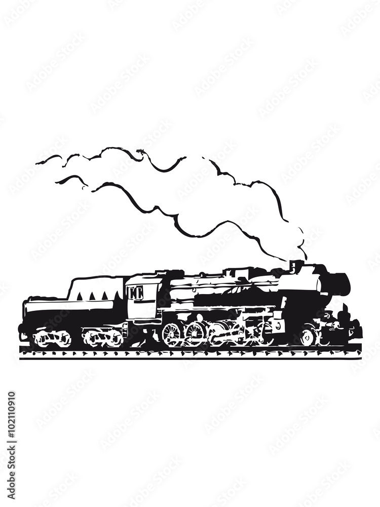 dampflok railroad train locomotive tender romance