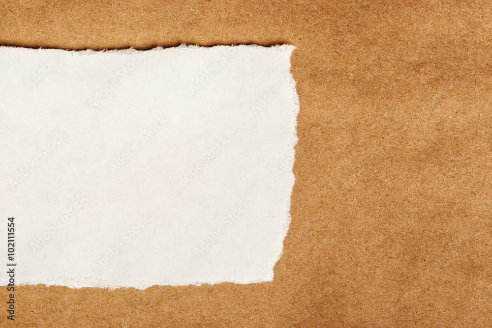 Scrap paper as copy space Scrap paper as copy space