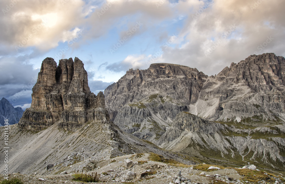 Italian mountains landscape, Dolomites