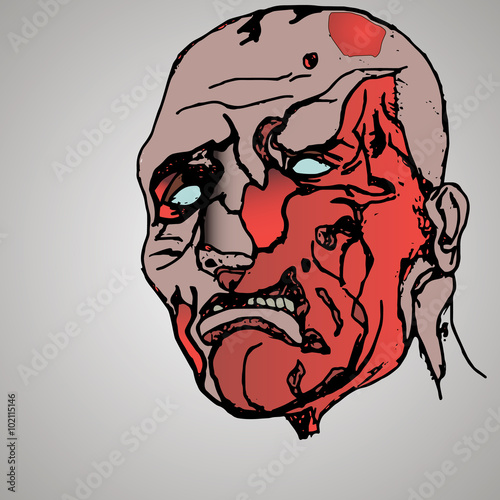 zombie head