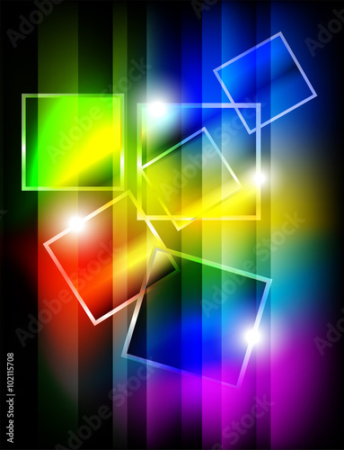 abstract in black background
