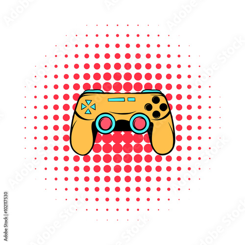 Console joystick comics icon