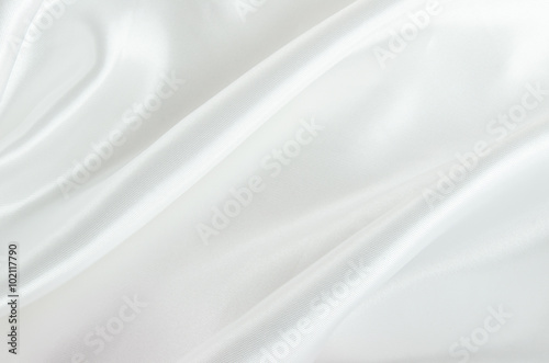 Abstract background - white satin textile background