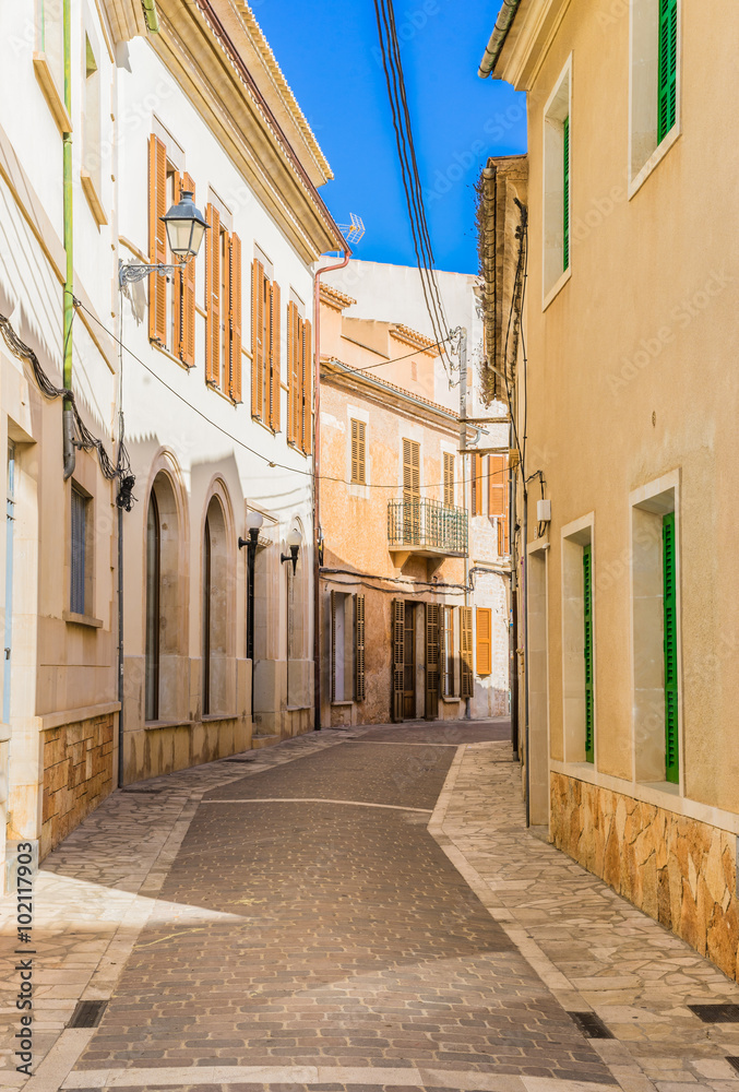 Alleyway of an mediterranean old town 