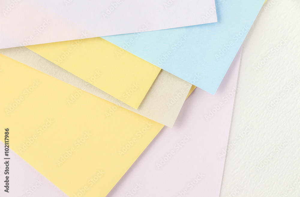 Background of colored papers Background of colored papers