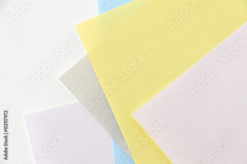 Background of colored papers 