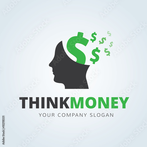 Creative idea logo,Brain logo,learning logo,education logo,mine and human logo design,vector logo template