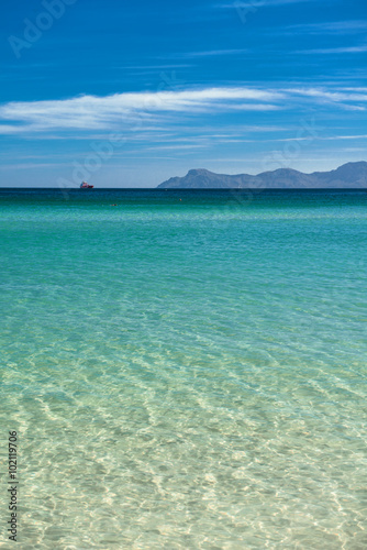The colors of the Mediterranean on the northeastern coast of Majorca - 7759