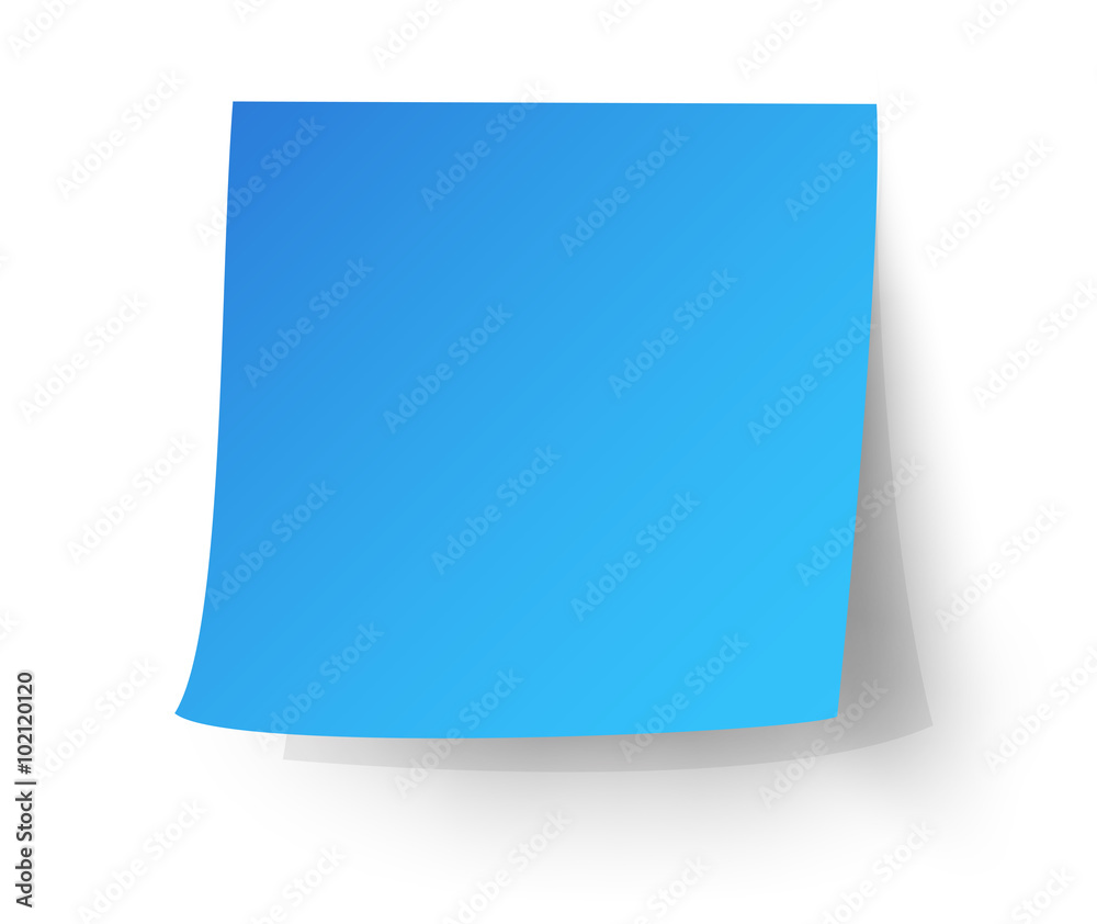 Blue post it notes new arrivals