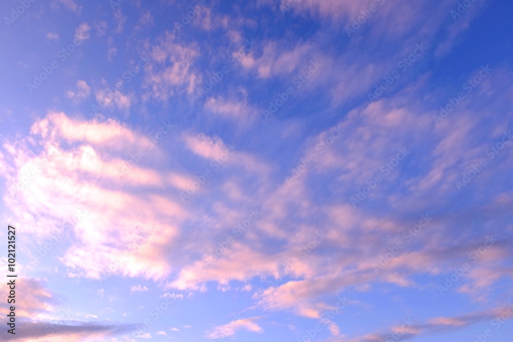Obraz premium 染まる雲
