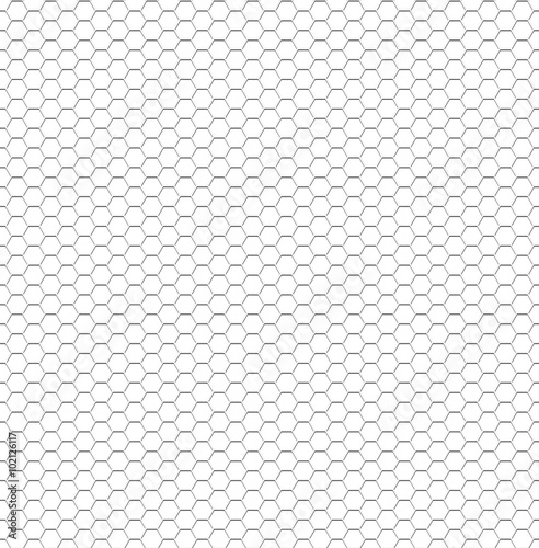 Seamless pattern of the hexagonal mesh.