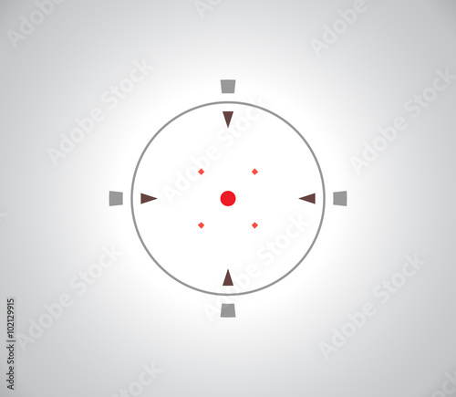Crosshair, reticle, viewfinder, target graphics