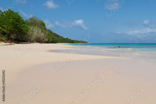 Anse de Mays, sandy beach in Marie Galante caribbean island. © OkFoto.it
