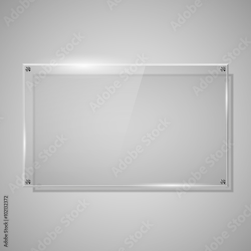 Glass Framework, Vector Illustration