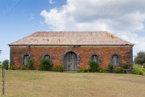Roussel Trianon plantation slaves house in Marie galante, Caribbean