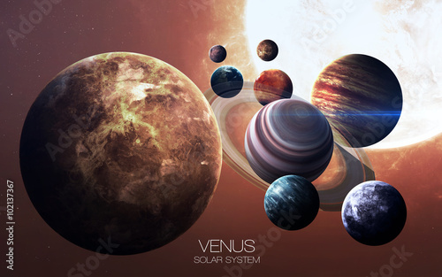 Naklejka na szafę Wenus - obraz dostarczony przez NASA