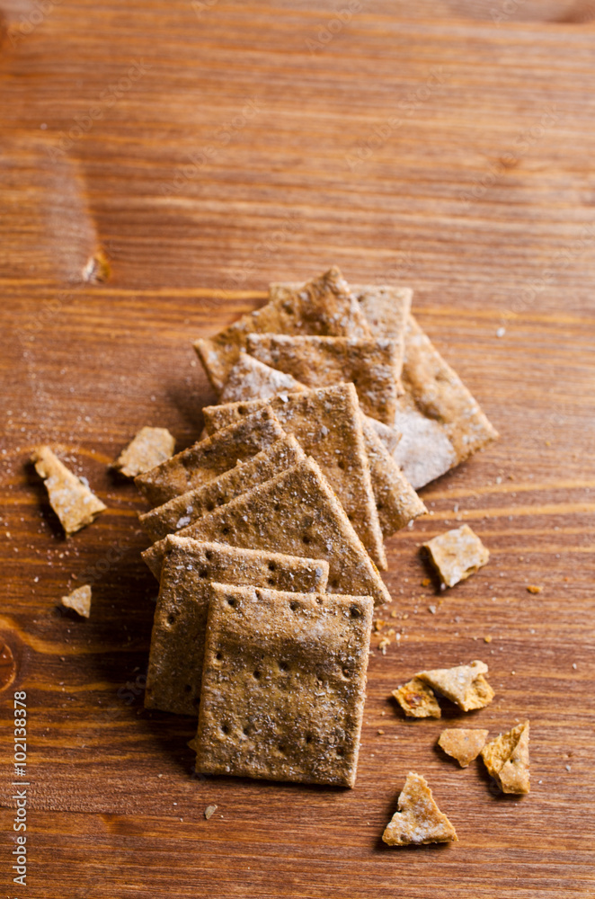 Crackers with bran Crackers with bran