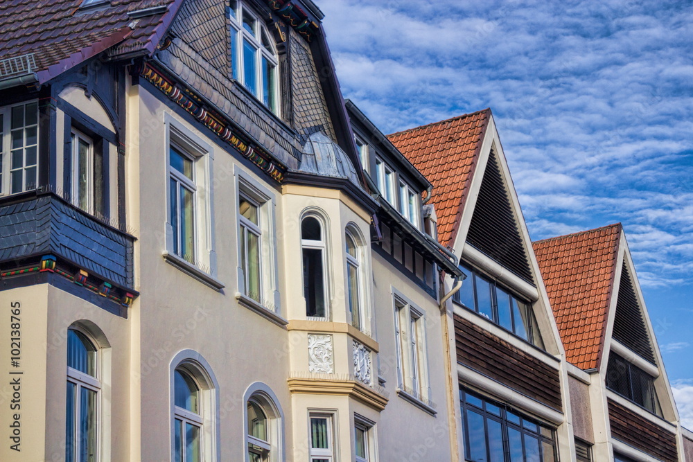 Obraz premium Sanierte Altbauten