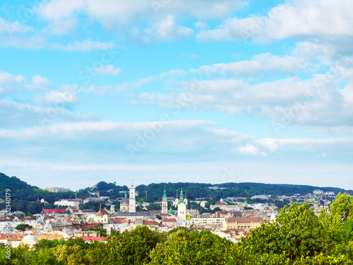 High Angle View Lviv