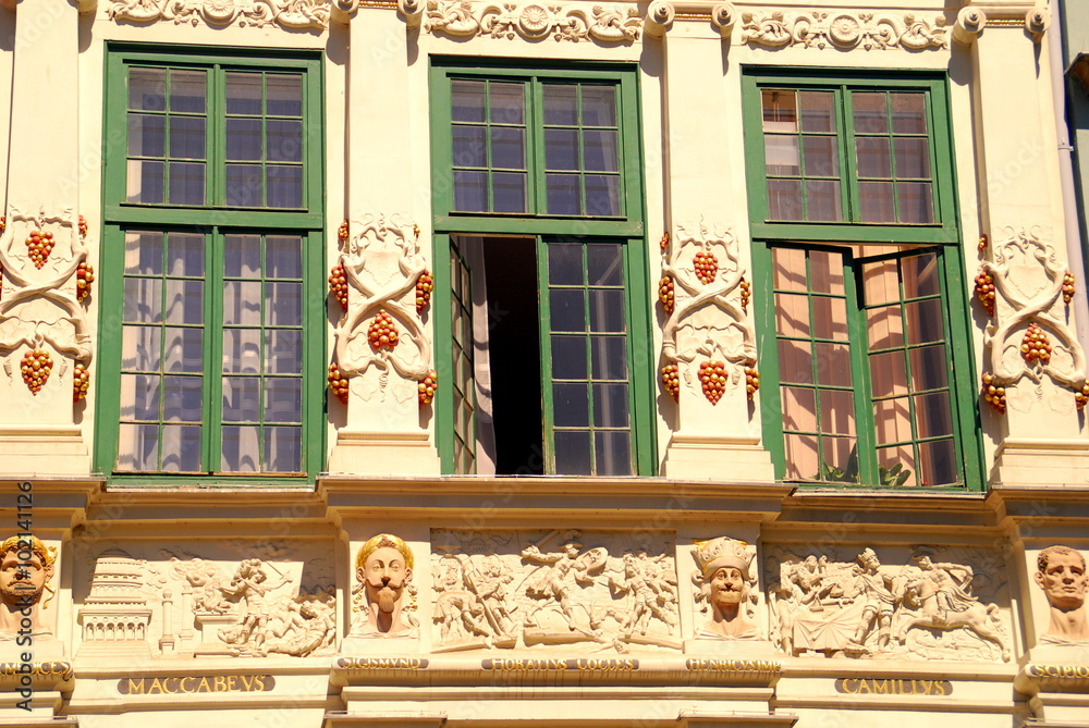 Fototapeta premium Danzig - Goldenes Patrizierhaus