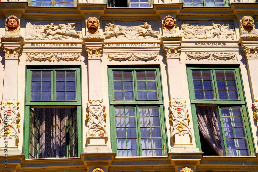 Fototapeta premium Danzig - Goldenes Patrizierhaus