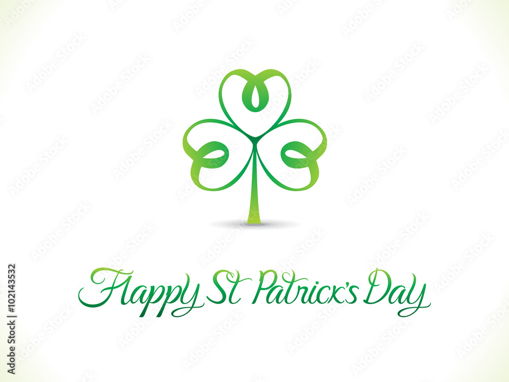 abstract artistic st patrick day clover abstract artistic st patrick day clover