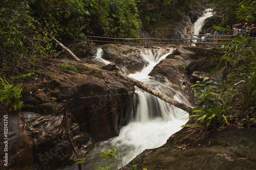 Ton Pariwat Waterfall or Namtok Song Phraek. located on phang ng photo