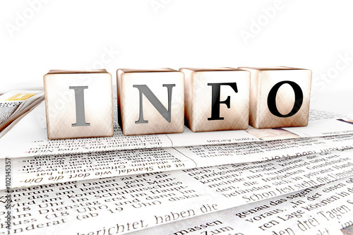Würfel Text Zeitung