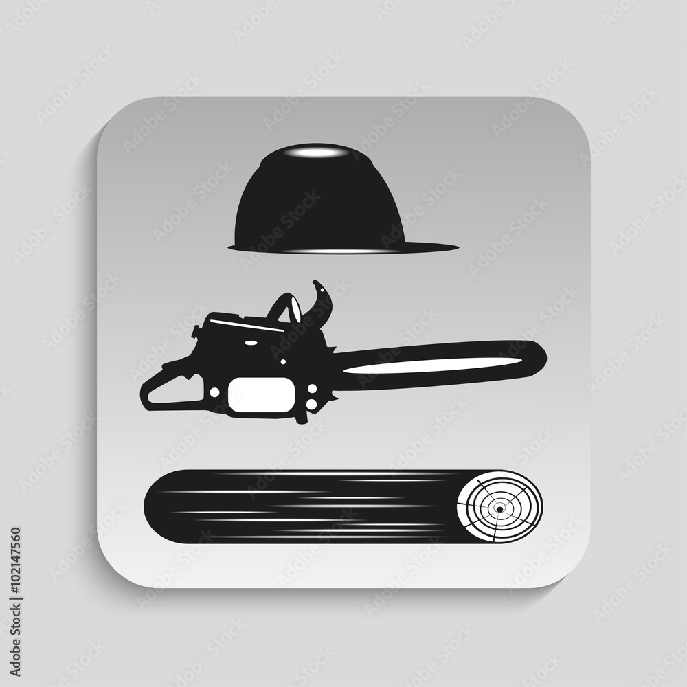 Harvesting work. Vector icon. Harvesting work. Vector icon.