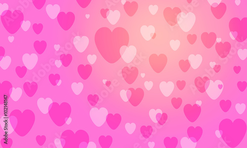 Beautiful Abstract Bokeh Background For Valentine Day