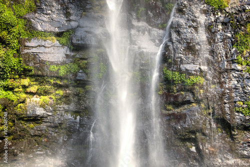 Wli waterfall in the Volta Region in Ghana. photo